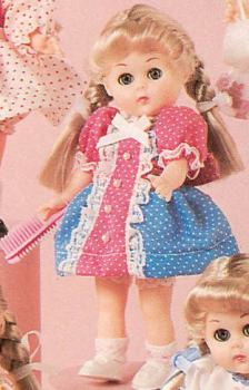 Vogue Dolls - Ginny - Party Dress - Buttons & Bows - Outfit